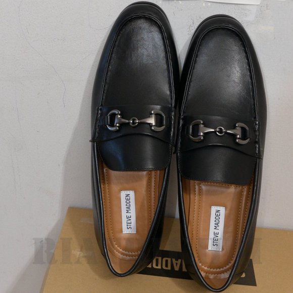 Black Men's Driver Shoe Steve Madden - Picture 12 of 16